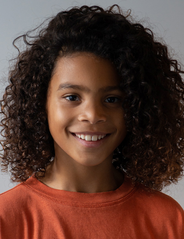 Model Kindermodel met krullen evan