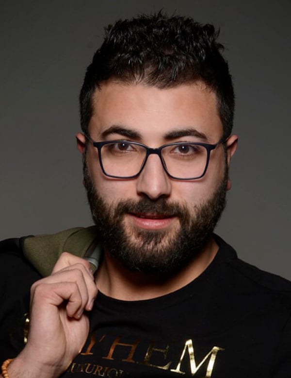 Model Mannelijk model met zwart haar mohamad