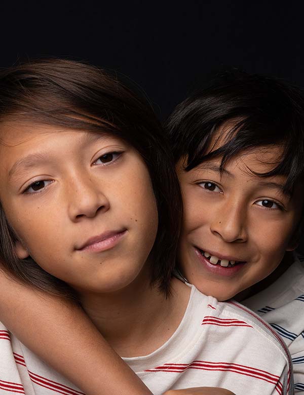 Model Modellen broertjes wout en sam