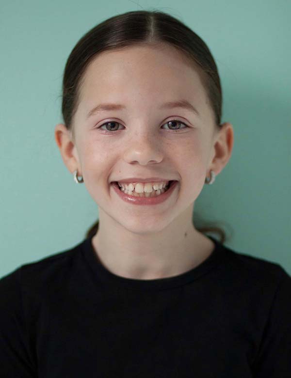 Kindermodel met bruin haar sem bridget