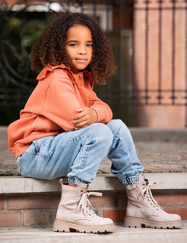 Kindermodel met krullen Tiana