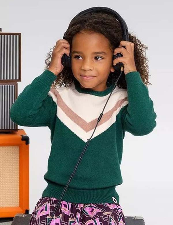Kindermodel met krullen Tiana