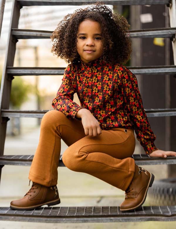 Kindermodel met krullen Tiana