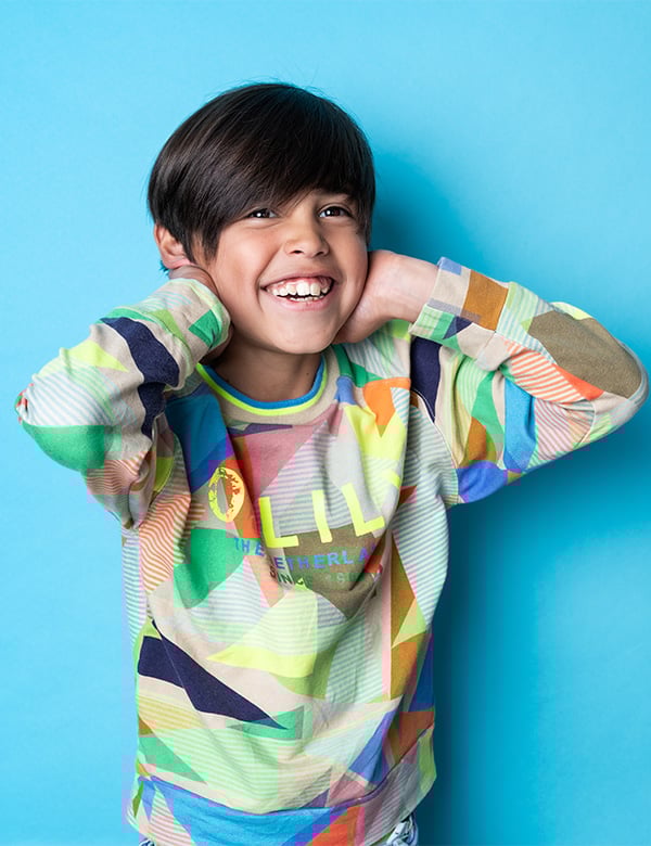 Kindermodel met bruin haar Jairo