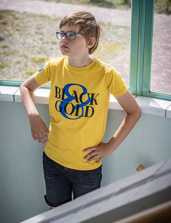 Kindermodel met bruin haar Aiden K.