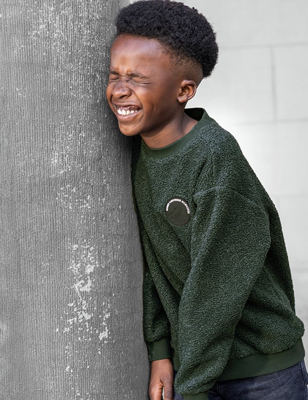 Kindermodel met kort haar Aberi