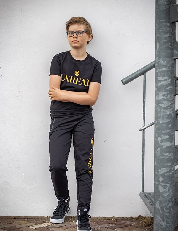 Kindermodel met bruin haar Aiden K.