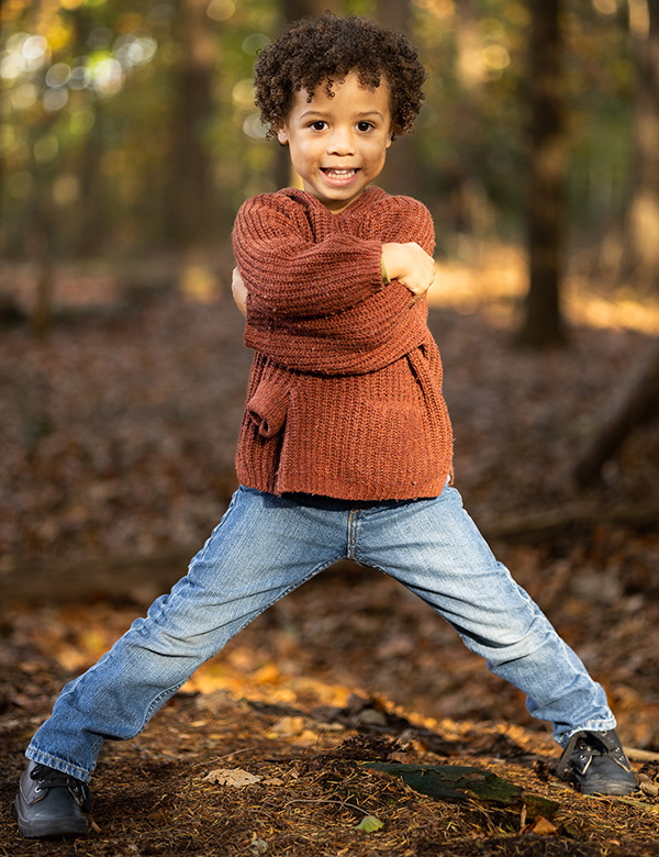 Kindermodel met bruin haar Alejo