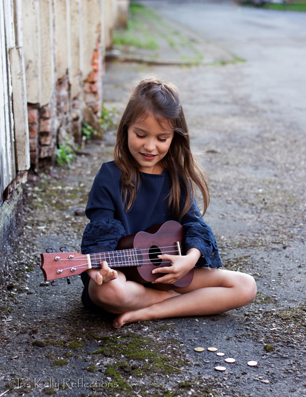 Kindermodel met blond haar Amelie
