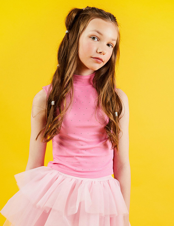 Kindermodel bruin haar Anna-Lisa