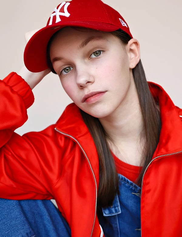 kindmodel bruin haar Anna-lisa