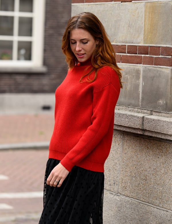 Vrouwelijk model Anne Rhodé