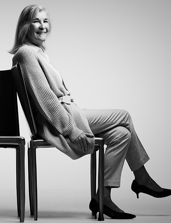 Vrouwelijk model met blond haar Anne