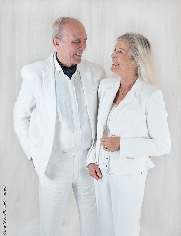 Vrouwelijk model met grijs haar Anne