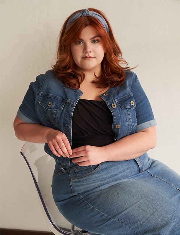 Vrouwelijk model met rood haar Annelieke