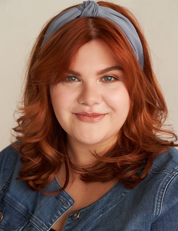 Vrouwelijk model met rood haar annelieke