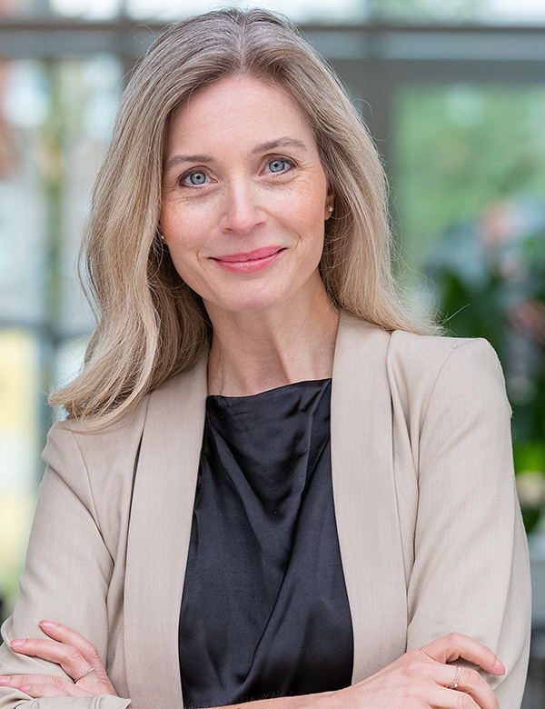 Vrouwelijk model met blond haar Annet G.