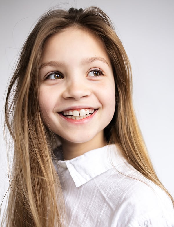 kindermodel met blond haar Bo E.