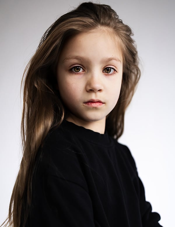 kindermodel met blond haar Bo E.