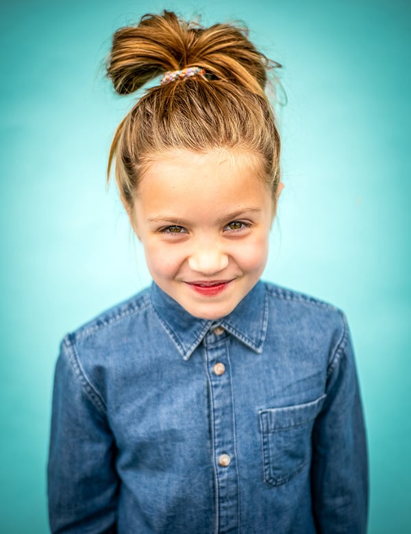 Kindermodel met blond haar Bo E.