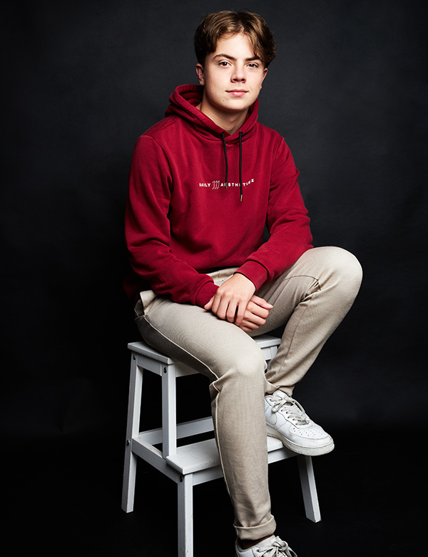 Kindermodel kort haar Boaz