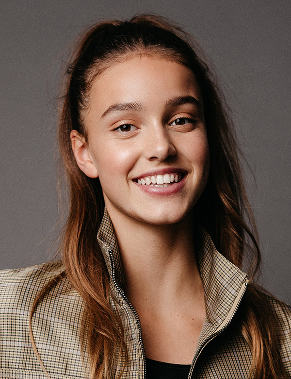 Kindermodel bruin haar bobbi