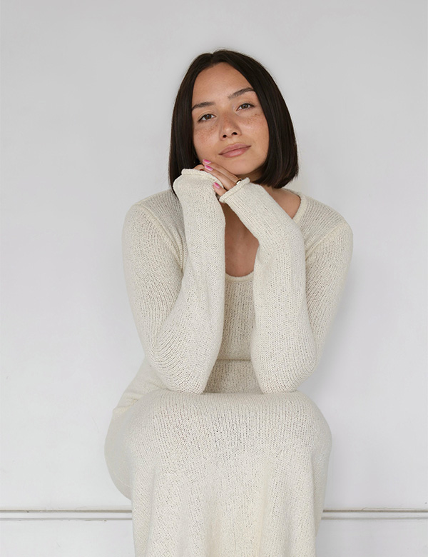 Vrouwelijk model boblijn