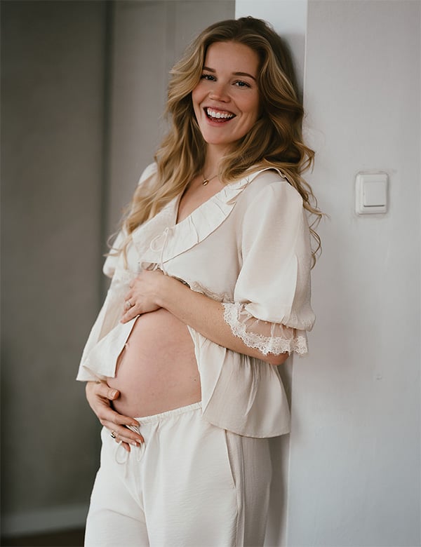 Vrouwelijk model met rossig haar Carmen C.