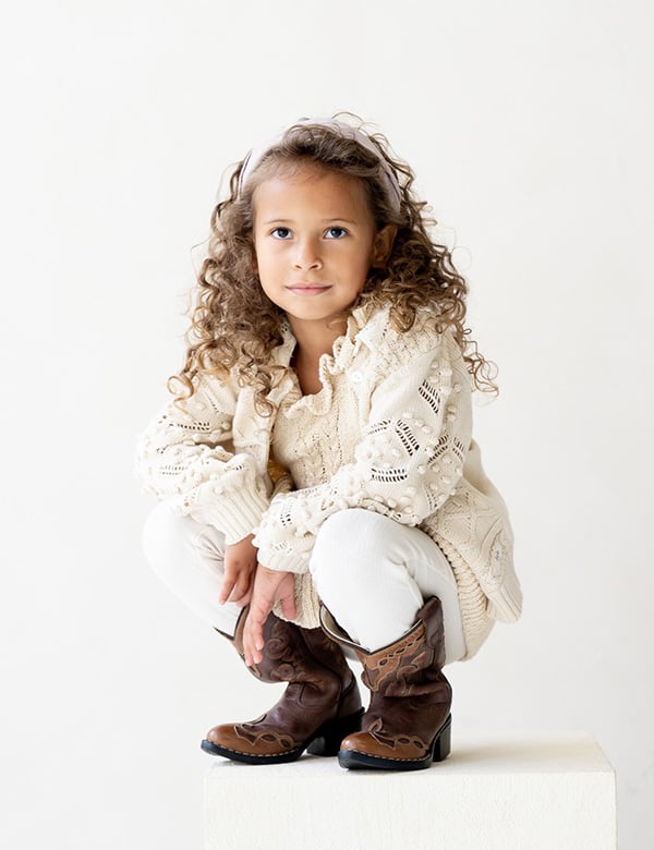 kindermodel bruin haar Cataleya N.