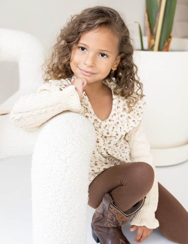 kindermodel bruin haar Cataleya N.