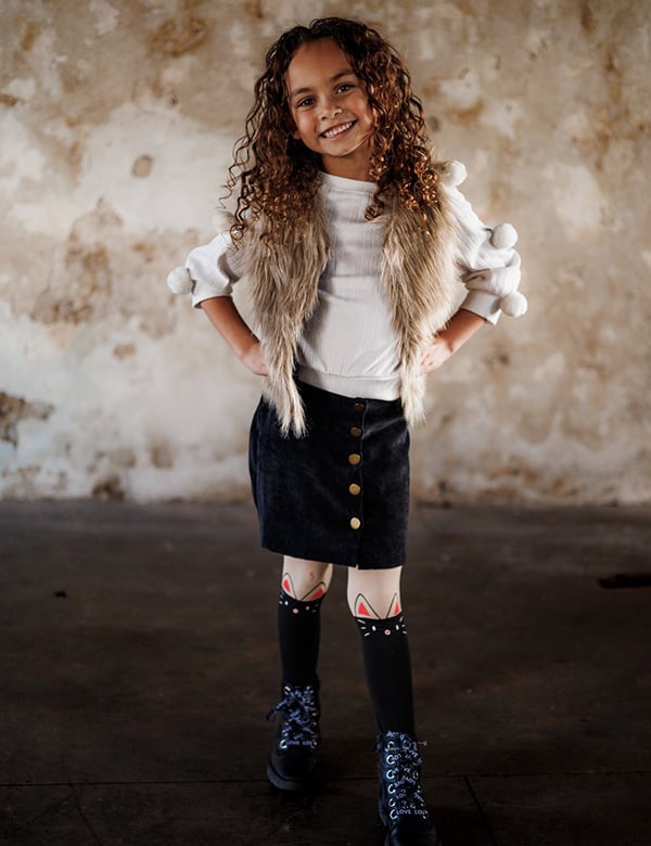 Kindermodel krullend haar Chloe