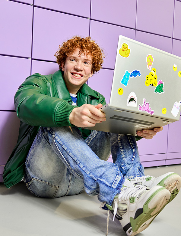 Mannelijk model rood haar Daan