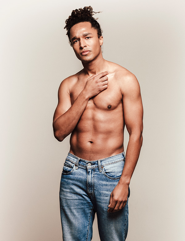 Mannelijk model met draad Daley