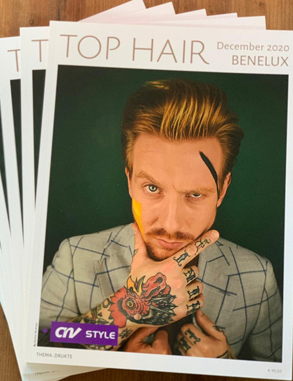 Mannelijk model met rossig haar Dave