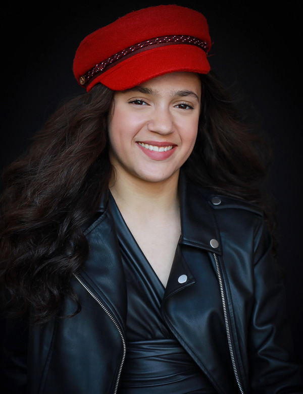 Kindermodel bruin haar Deena