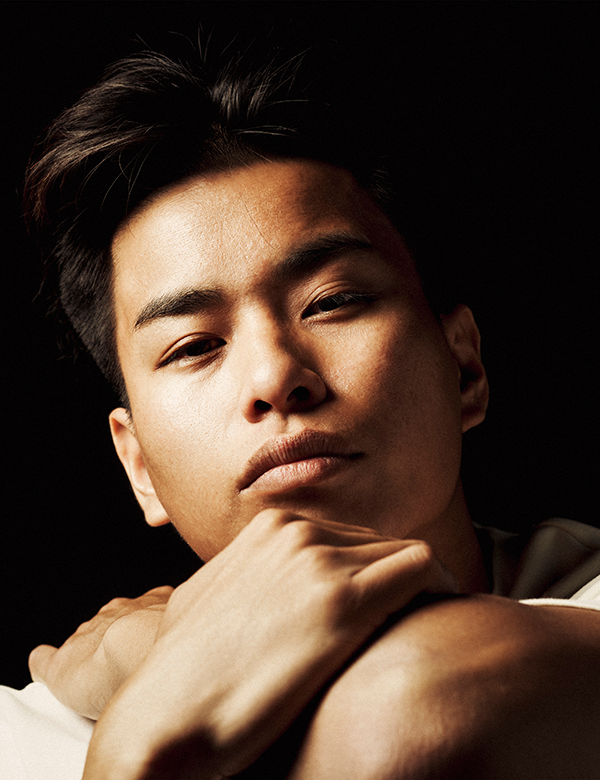 Mannelijk model Dennis Lin.