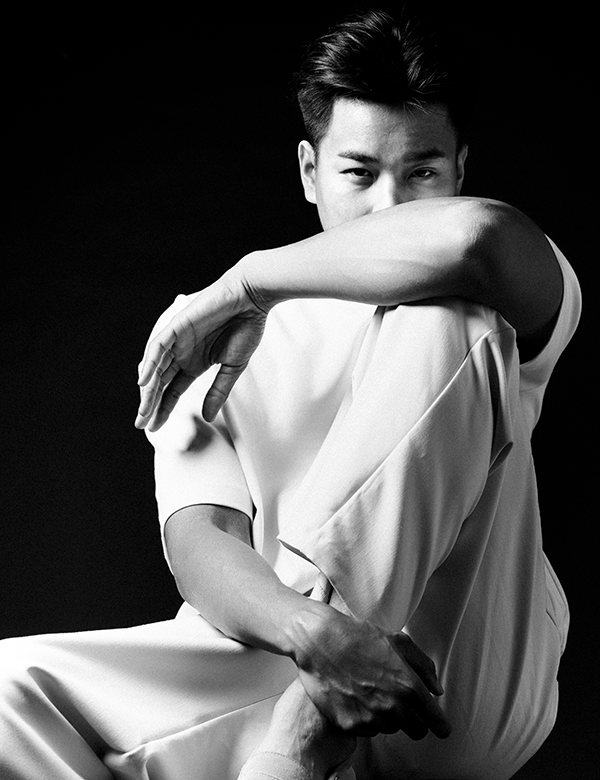 Mannelijk model Dennis Lin.