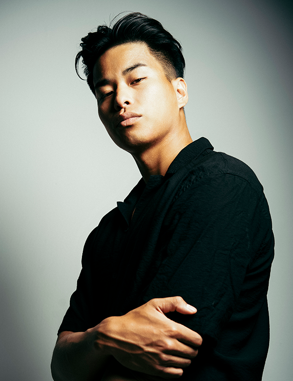Mannelijk model Dennis Lin.