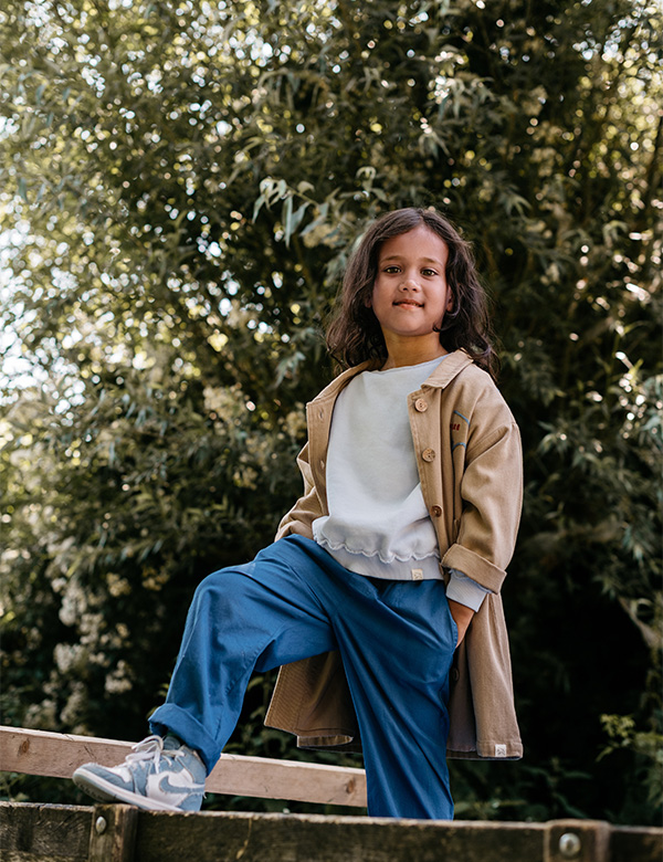 kindermodel met donkerbruin haar Diago