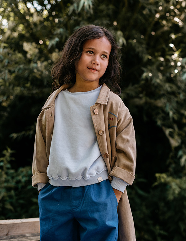 kindermodel met donkerbruin haar Diago