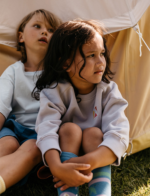 kindermodel met donkerbruin haar Diago