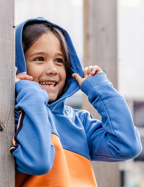 Kindermodel met bruin haar Diago-Jace