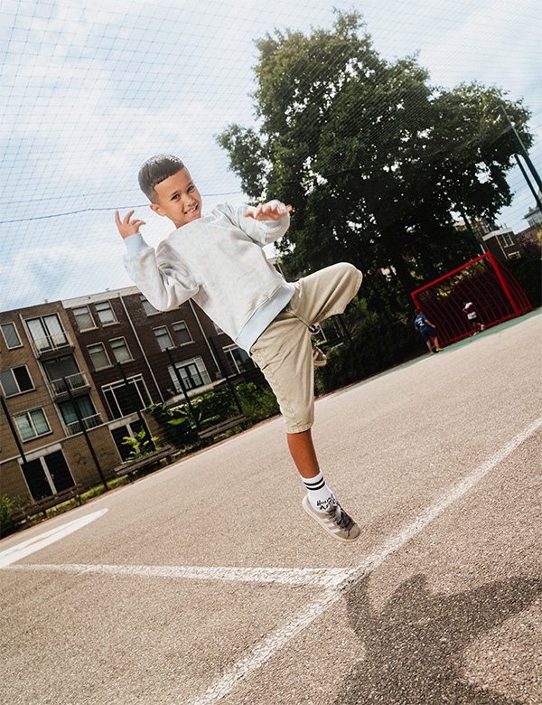 Kindermodel met donkerbruin haar Diago-Jace
