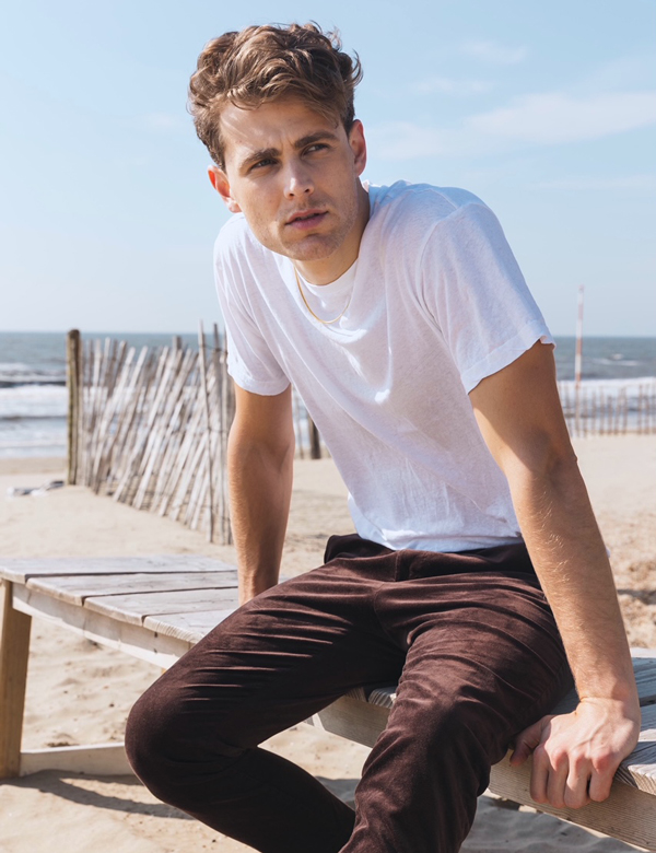 Mannelijk model met blond haar Didier
