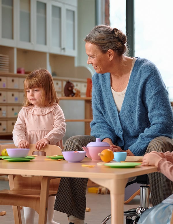 Vrouwelijk model met grijs haar Elian