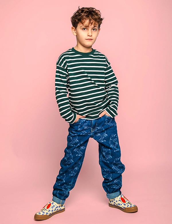 Kindermodel met kort bruin haar Eliano A.