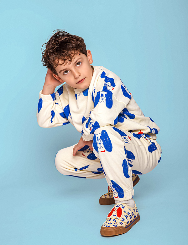 Kindermodel met kort bruin haar Eliano A.