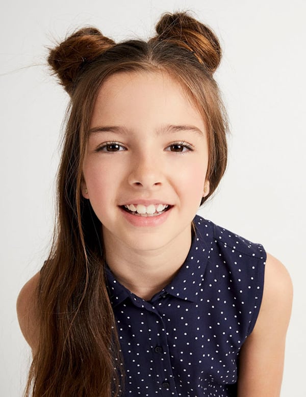 Kindermodel met bruin haar Elisa