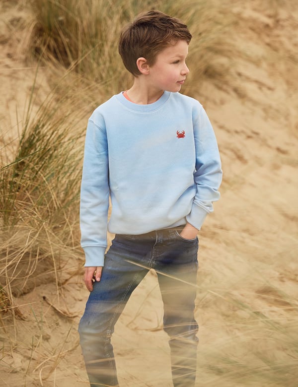 Kindermodel met kort bruin haar Emiel J.