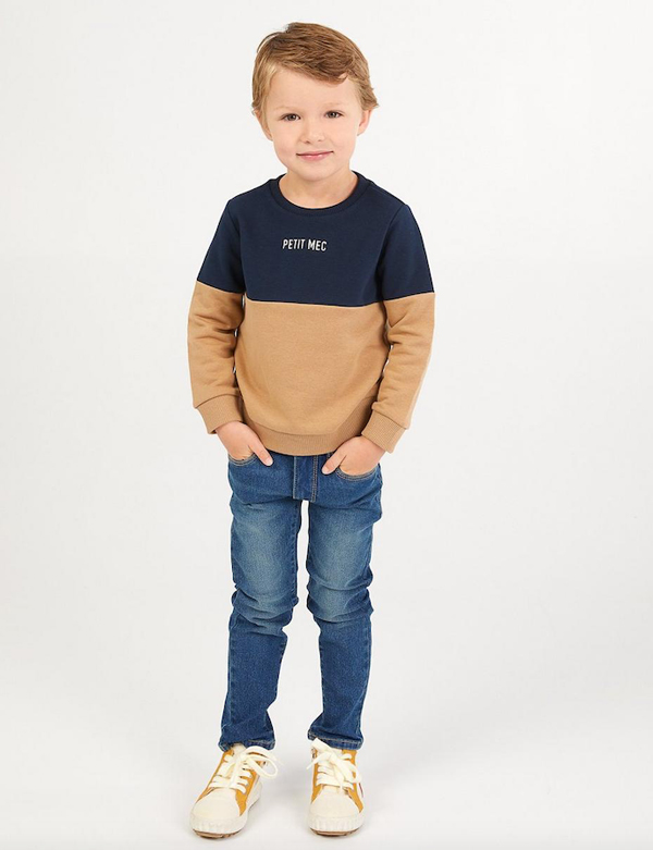 kindermodel met blond haar